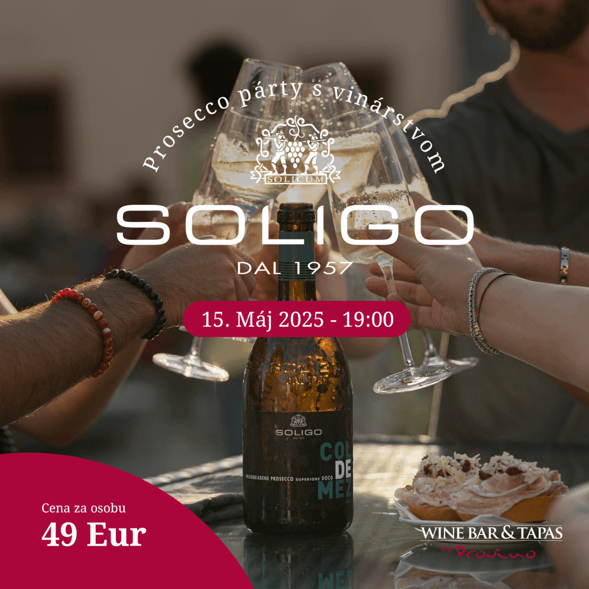 Prosecco párty s vinárstvom Soligo