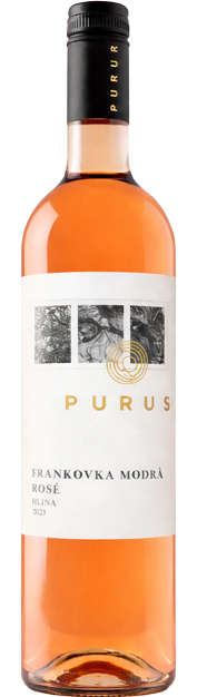 Víno Purus - Frankovka modrá rosé polosuché